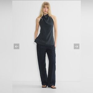 Aritzia Wide Leg Pants in Black